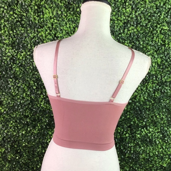 Mauve pink bralette/crop top - Picture 4 of 5